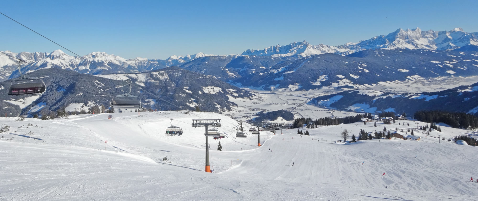 Skigebiet Flachau im Snow Space Salzburg, Ski Amadé